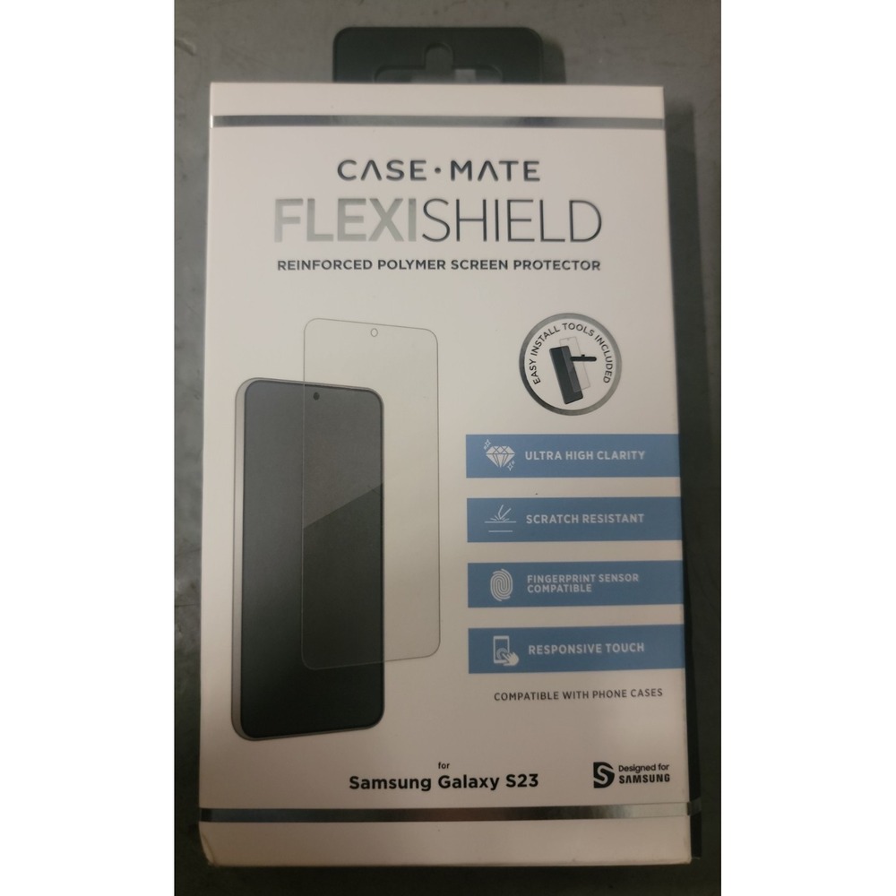 Case-Mate Samsung Galaxy S23 FlexiShield Screen Protector NEW